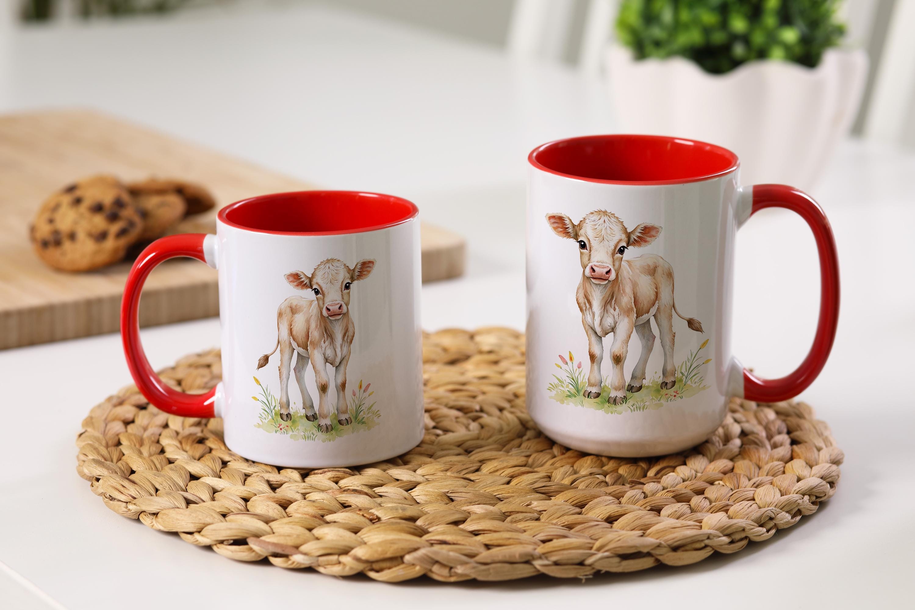 Cow Mugs - Adorable Farm Animal Drinkware for Home & Gifts